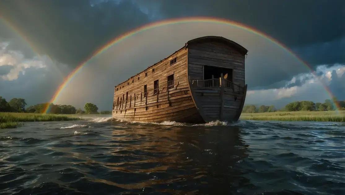 A história de Noé e a arca: lições bíblicas sobre obediência e fé