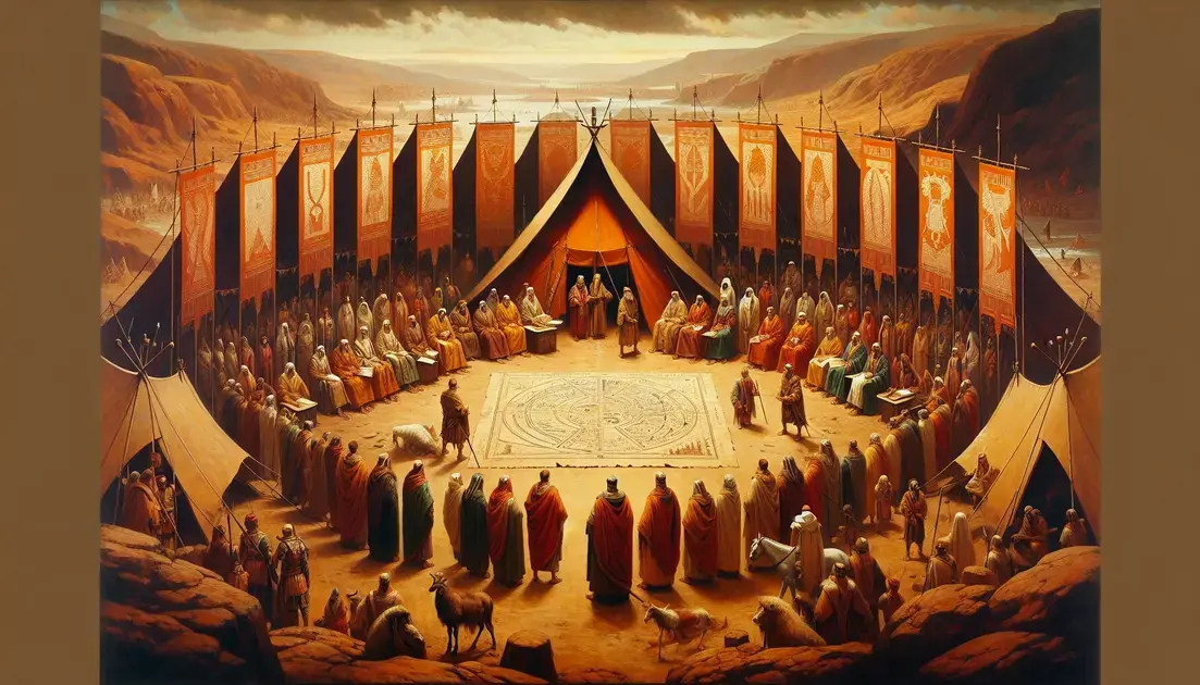 A organização das tribos de Israel e seu papel na estrutura do povo de Deus na Bíblia