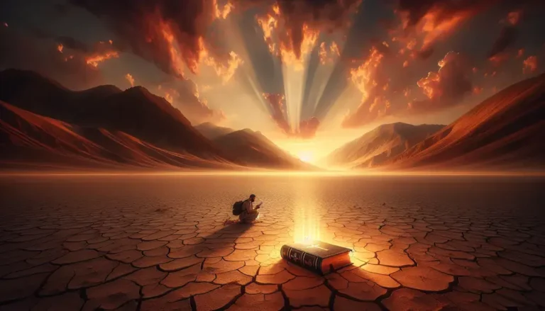 Passagens sobre dependência de Deus em tempos de escassez no deserto