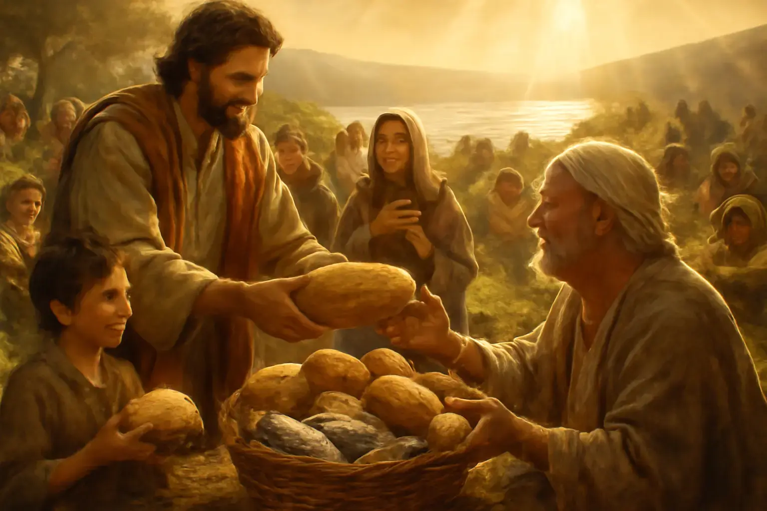 O Que a Passagem da Multiplicação dos Pães Ensina Sobre Generosidade