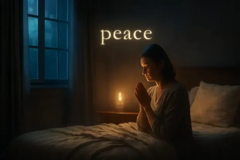 oração para dormir em paz: texto poderoso e simples que acalma a alma